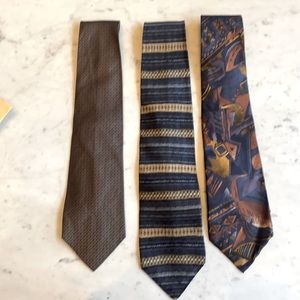 3 Great Men’s Ties, Ballington, Allyn, Halston BN!